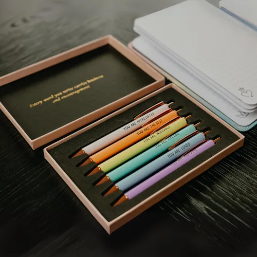 Miniatura 2 de MESMOS Juego de 6 bolígrafos elegantes de tinta fabricados en Alemania para mujeres, ideas de regalo de agradecimiento para maestras, los mejores