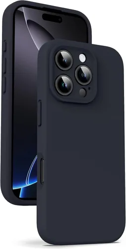 Miniatura 36 de Supdeal Funda de silicona líquida para iPhone 12 Pro Max, [protección de cámara] [antihuellas dactilares] [carga inalámbrica] Funda protectora de 4