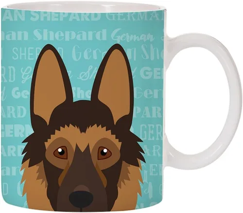 Miniatura 36 de Taza de café de cerámica con diseño de raza de perro de 11 oz (Border Collie)