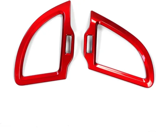 Miniatura 2 de YOUTOOCAR 2 cubiertas laterales de ventilación compatibles con accesorios Kia Stinger 2018-2023 (rojo)