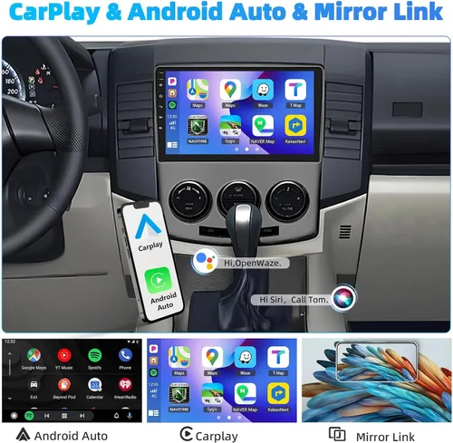 Miniatura 3 de Android 15 [4 núcleos 64G] Radio estéreo para coche Mazda 5 2005-2010 con CarPlay Android Auto, unidad principal de pantalla táctil HD de 9