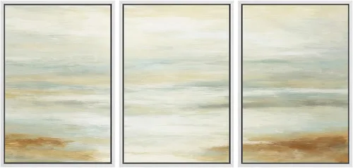 Miniatura 103 de SIGNWIN Lienzo enmarcado para pared, juego de arte de collage de hojas transparentes en blanco y negro, ilustraciones de naturaleza silvestre, arte