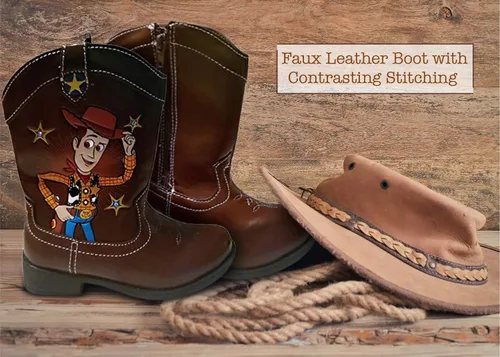Miniatura 6 de Disney Pixar Toy Story - Botas vaqueras leñosas iluminadas para niños pequeños