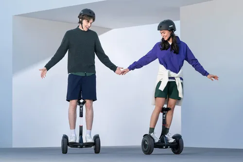 Miniatura 9 de Segway Ninebot S2 - Patinete eléctrico de autoequilibrio, velocidad máxima de 11.2 mph, rango de 21.7 millas con altura ajustable, aeropatineta