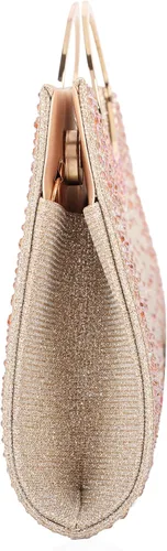 Miniatura 33 de Dexmay - Bolso de mano con diamantes de imitación con asa de cristal para boda, fiesta, elegante bolso de mano para mujer
