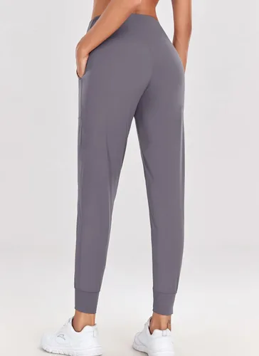 Miniatura 96 de Oalka - Pantalones deportivos para mujer, con cintura alta y bolsillos, para hacer deporte, yoga y entrenar