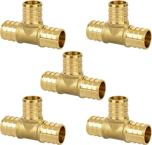 Miniatura 13 de Acoplamiento Pex de 1/2", Accesorios Pex, Accesorios de Engaste de Latón de Alta Resistencia para Tubos PEX con Construcción Resistente a Fugas