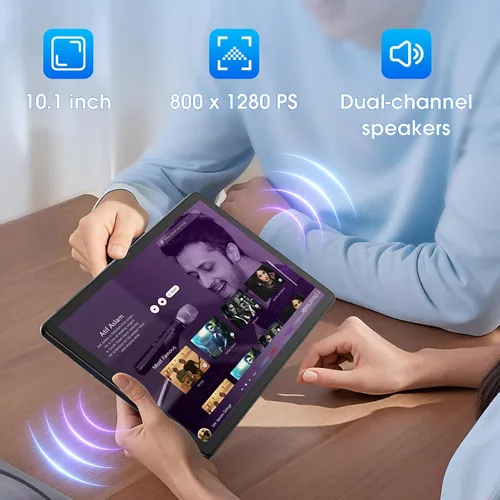 Miniatura 3 de DigiLand Tablet Android con pantalla táctil HD, tableta WiFi para estudio, lectura y transmisión, tableta ligera para el hogar, estudiantes