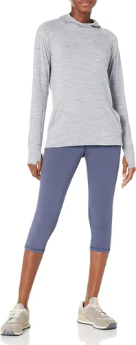 Miniatura 4 de Tienda Essentials Sudadera con capucha para mujer Brushed Tech Stretch Popover (disponible en tallas extragrandes)