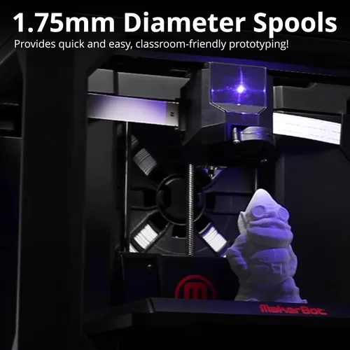 Miniatura 3 de Bobina de filamento MakerBot PLA (tamaño grande), Negro, 1