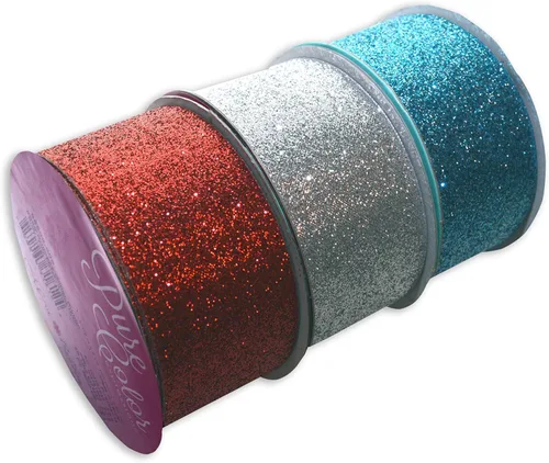 Miniatura 9 de Morex Ribbon - Cinta de brillantina metálica