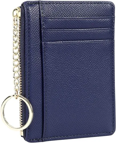 Miniatura 3 de Cartera minimalista para mujer, 8 tarjetas, monedero, monedero, bolsillo frontal, Casual