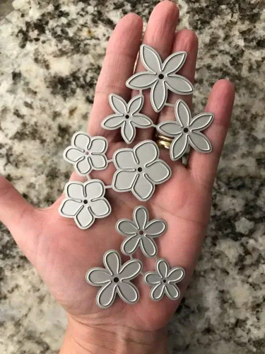 Miniatura 6 de 1 troquel de corte de flores de margarita, troqueles de flores, plantillas de corte de metal DIY Scrapbooking Artist para álbumes de recortes, Flor