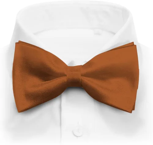 Miniatura 22 de Pajarita de esmoquin formal de satén preatada clásica para hombre, longitud ajustable, gran variedad de colores disponibles