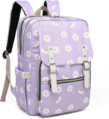 Miniatura 10 de Fuyicat Mochila para laptop para mujeres y hombres, viajes, trabajo, negocios, niñas, niños, mochila escolar, mochila universitaria, compatible