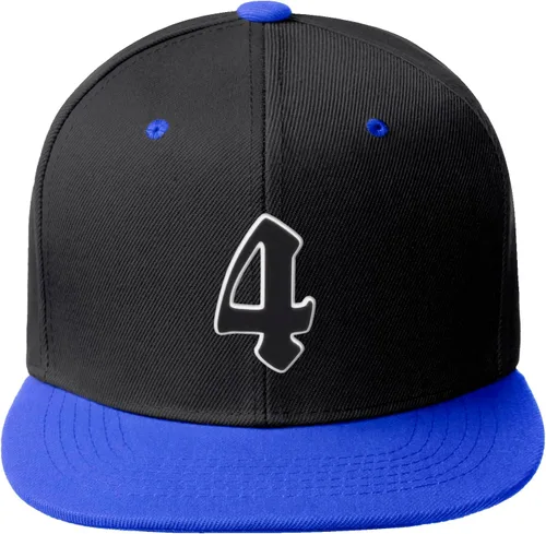 Miniatura 611 de Daxton Gorra clásica con visera de billete plano con letras del alfabeto inglés antiguo de la A a la Z