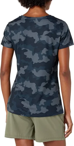 Miniatura 78 de Amazon Essentials Camiseta de manga corta con cuello redondo para mujer, de secado rápido, para entrenamiento, gimnasio, paquete múltiple