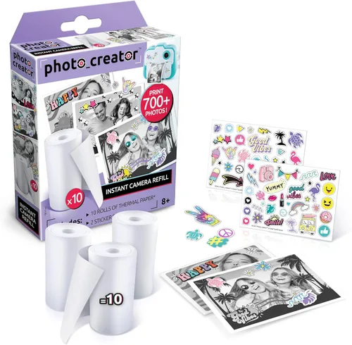 Miniatura 10 de Canal Toys Cámara de impresión instantánea Photo Creator - Foto, Selfie y Video - Papel térmico para 250 fotos - Pantalla LCD. 8+