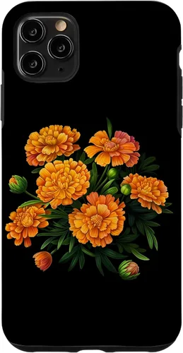 Miniatura 13 de Vintage Marigold Inspired Flower Case for iPhone 12 Pro Max