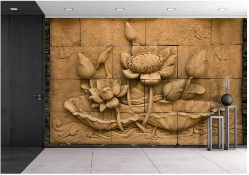 Miniatura 25 de wall26 - Paneles horizontales con patrón de ladrillo gris suave - Mural de pared, papel tapiz extraíble, decoración del hogar - 66x96 pulgadas