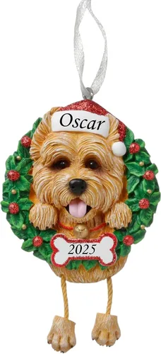 Miniatura 22 de Adorno personalizado para 2025, raza pura de perro Beagle, adorno para árbol de Navidad, decoración profesional personalizada, regalo para cachorro
