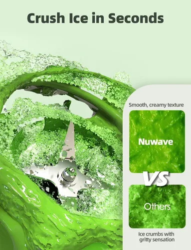 Miniatura 3 de Nuwave Infinity - Licuadora comercial, licuadora resistente para batidos con motor de cobre de 2.5HP y cuchillas cortadas con láser, dura 100 años