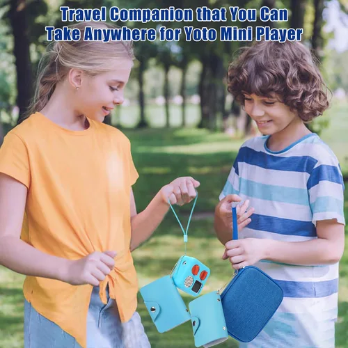 Miniatura 7 de MGZNMTY Estuche de almacenamiento de viaje y funda de silicona gruesa compatible con Yoto Mini Player, reproductor de audio y música para niños