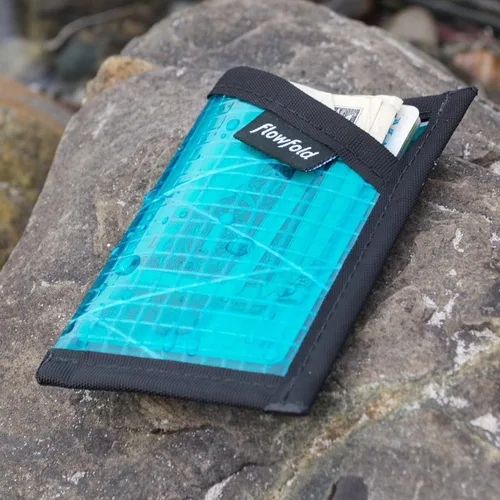 Miniatura 3 de Flowfold Minimalist Cartera portatarjetas, delgada, bolsillo frontal
