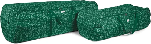 Miniatura 28 de Covermates Keepsakes - Bolsa de duffle para guirnaldas de protección superior, poliéster duradero, asas reforzadas, caben guirnaldas de hasta 25