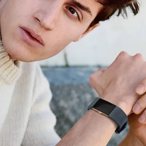 Miniatura 5 de Tobfit Paquete de 6 correas deportivas compatibles con Fitbit Charge 2 bandas para mujeres y hombres, correas impermeables de silicona suave
