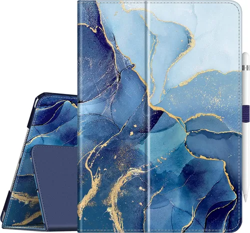 Miniatura 10 de Fintie Funda tipo folio para iPad de 9ª, 8ª y 7ª generación (2021/2020/2019) de 10.2 pulgadas, protección en las esquinas, cubierta trasera de cuero