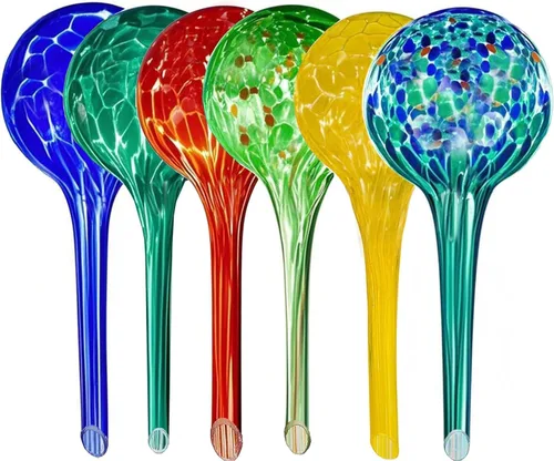 Miniatura 13 de MOONSOUND Globos de riego automático para plantas – 10 bombillas de riego automático para plantas en macetas de interior y exterior, cuidado