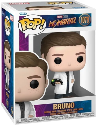 Funko Pop TV: Ms. Marvel - Bruno - Figura de vinilo coleccionable - Idea de regalo - Producto oficial - Juguetes para niños y adultos - Fans de