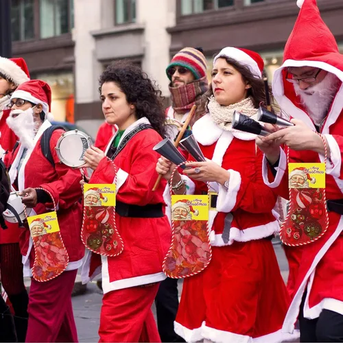 Miniatura 6 de Leyndo 100 medias largas de Navidad de malla a granel con 50 medias de Navidad de 50 a 18 pulgadas, tarjeta de Papá Noel, bastón de caramelo