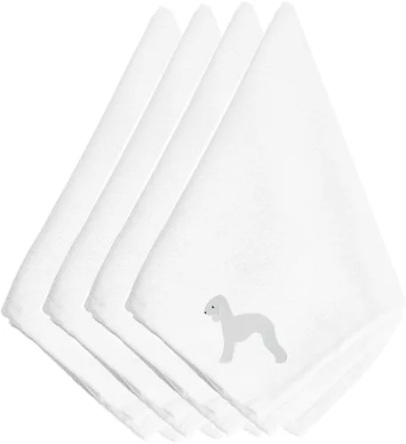 Miniatura 46 de Caroline's Treasures BB3448NPKE Affenpinscher - Juego de 4 servilletas bordadas, lavables, suaves, duraderas, servilletas de mesa para hotel