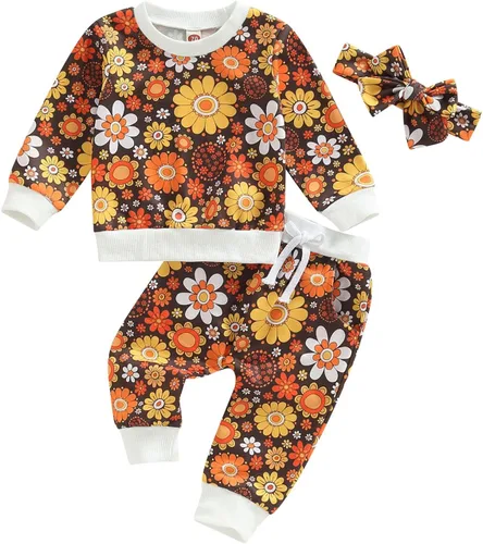 Conjunto de ropa para bebé recién nacido, sudadera de manga larga, tops y pantalones, trajes de ropa, regalos para bebés de 3, 6, 9, 12, 18, 24 meses