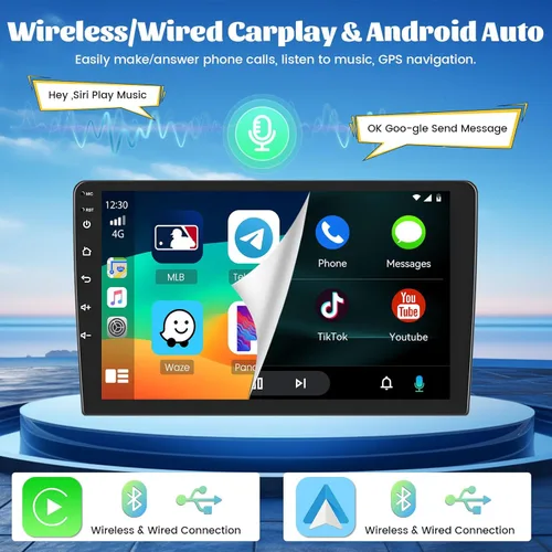 Miniatura 3 de [8 núcleos 6+128G] Android 15 Radio para Toyota Camry 2001-2006, 9 pulgadas 1280 * 720 pantalla táctil estéreo de coche con Carplay Android