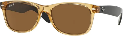 Ray-Ban RB2132 NEW WAYFARER - Gafas de sol para hombres y mujeres paquete con kit de cuidado de gafas de cortesía de diseñador iWear