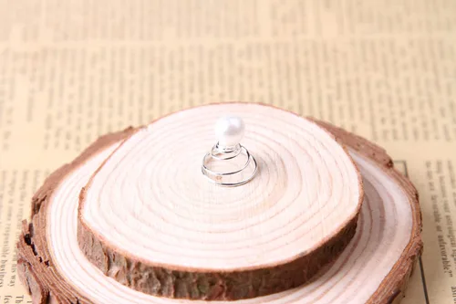 Miniatura 7 de Vpang 12 horquillas en espiral para el cabello, espirales, espirales, pinzas para el cabello para boda, novia, diamantes de imitación de perla, Tipo