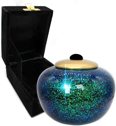 Miniatura 11 de Commemorative Cremation Urns for Human Ashes Adulto Hombre y Mujer – Urnas de cremación personalizadas decorativas bellamente hechas a mano