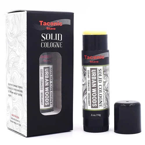 Miniatura 6 de Taconic Shave All-Natural Bay Rum Scent Colonia sólida para hombre, portátil y fácil de aplicar, fabricada artesanalmente en los Estados Unidos