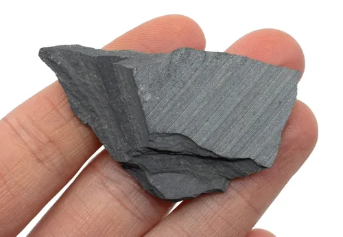 Miniatura 2 de EISCO Pizarra cruda, espécimen de roca metamórfica - aprox. 1 pulgada - geólogo seleccionado y procesado a mano - ideal para aulas de ciencias