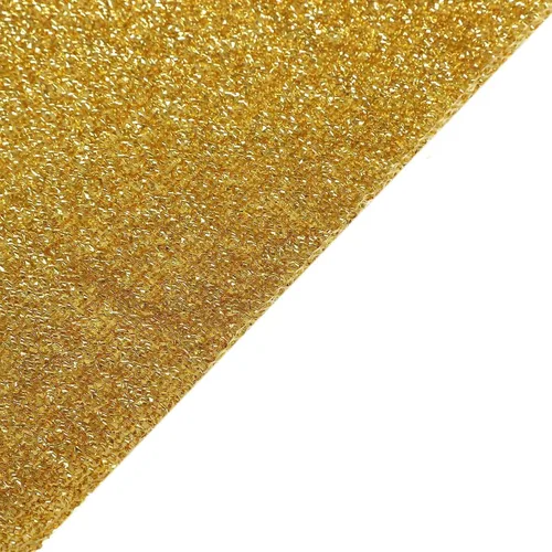 Miniatura 9 de Efavormart - Mantel rectangular ajustable de elastano de 6 pies, color dorado metálico con purpurina