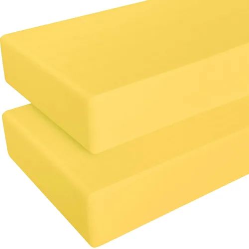 Miniatura 21 de NTBAY - Sábana bajera ajustable para cuna para bebé, color sólido y suave, 28.0 x 52.0 pulgadas Aguamarina