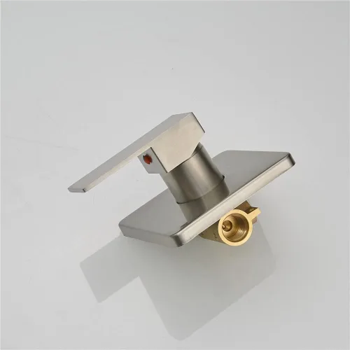 Miniatura 6 de Rociador de cabezal de ducha para bañera, boquilla de salida de agua, mezclador de grifo de una sola manija, válvula áspera, kit de molduras