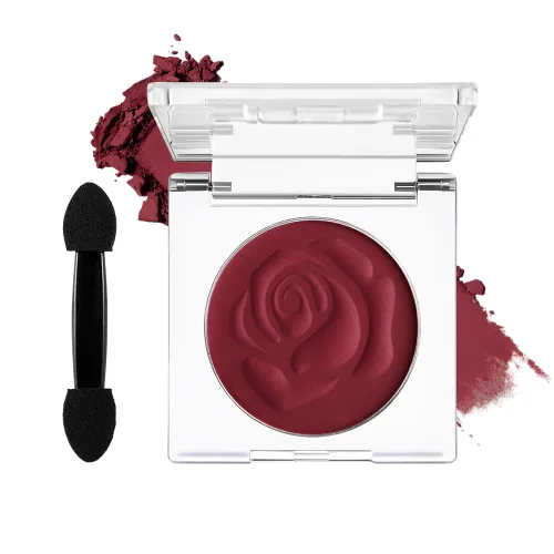 Miniatura 9 de DE'LANCI Sombra de ojos gris oscuro mate, paleta de sombra de ojos gris mate individual de larga duración maquillaje de ojos grises naturales