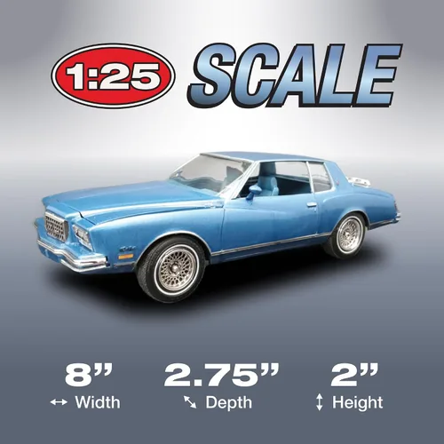 Miniatura 4 de MPC 1980 Chevy Monte Carlo Class Action 2T 1:25 Kit de modelo a escala 1:25