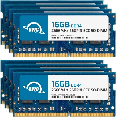 Miniatura 14 de OWC 8 GB DDR4 2666MHz PC4-21300 CL19 1RX8 ECC sin búfer SODIMM 1.2V 260-pin memoria RAM