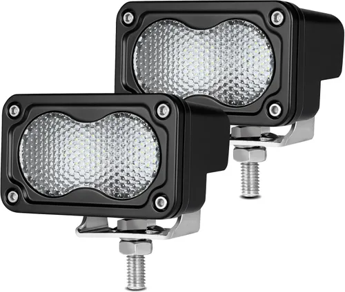 Miniatura 24 de Cápsulas LED ámbar, 2 unidades de luz de conducción de 40 W y 3 pulgadas, luz antiniebla ámbar, impermeable, para parachoques todoterreno, cubo
