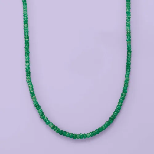 Miniatura 3 de Ross-Simons Collar de cuentas esmeralda de 7000 qt tw en oro amarillo de 14 kt con cierre magnético no conocido